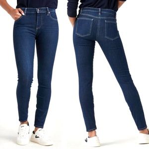 Lucky Brand Ava Skinny Jeans Women’s Size 4 Mid Rise Dark Wash Stretch Denim